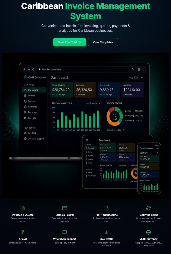 CIMS Dashboard